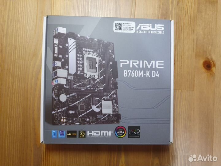 Процессор i5 12400f и asus b760m-k