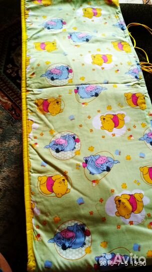 Бортики для детской кроватки