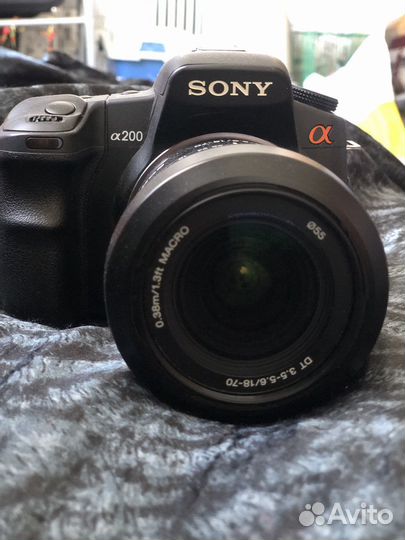 Зеркальный фотоаппарат sony a200