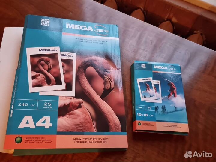 Фотобумага mega jet