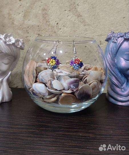 Серьги из бисера