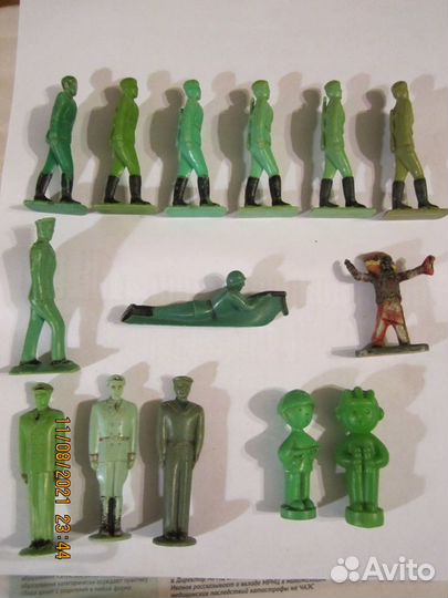 Солдатики из пластмассы выпуск СССР