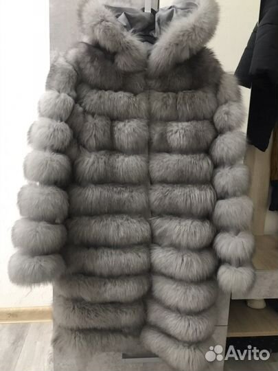 Шуба из песца