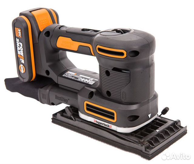 Виброшлифмашина аккумуляторная worx WX820.9