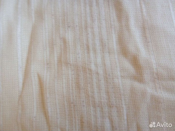 Шторы льняные 3шт