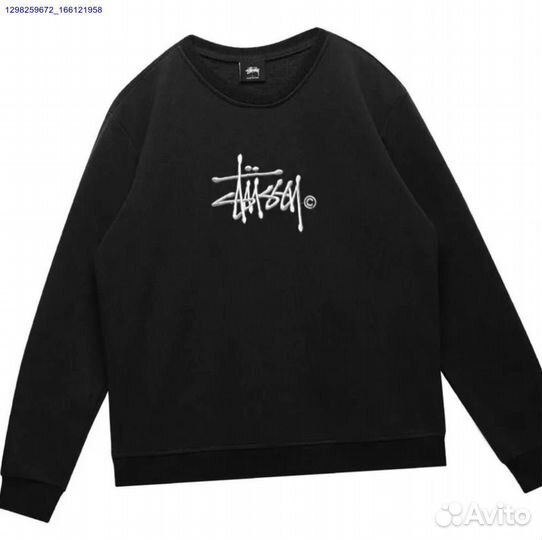 Свитшот Stussy чёрный