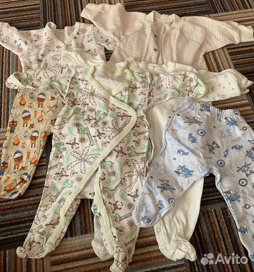 Вещи пакетом для новорожденного мальчика