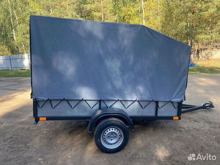 Прицеп одноосный 3.5х1.5 бортовой усиленный