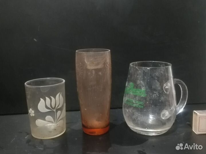 Стакан, чайник, ваза, набор