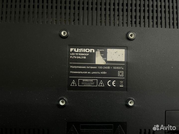 Телевизор fusion fltv-24l31b