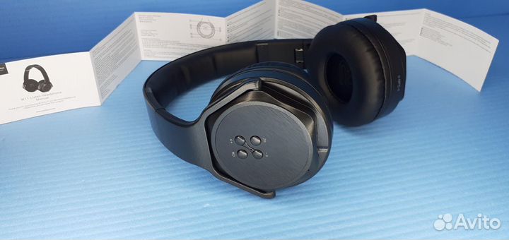 Крутые Блютуз наушники Hoco W11 2в1 Nfc Радио Mp3