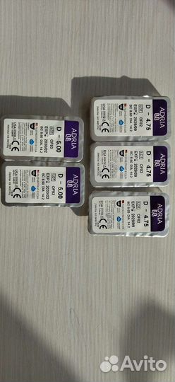 Линзы контактные на месяц