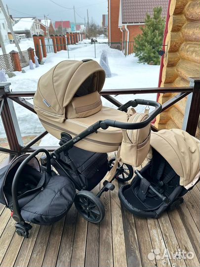 Коляска 3 в 1 riko basic delta