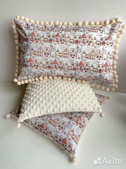 Новогодние наволочки - подушки / ручная работа