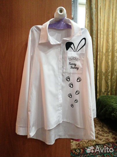 Рубашка-блузка на девочку