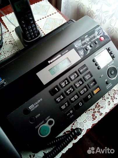 Факс Panasonic с Dect трубкой