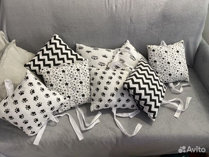 Бортики в детскую кроватку