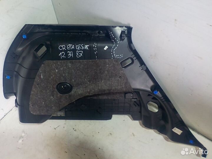 Обшивка багажника hyundai creta правая
