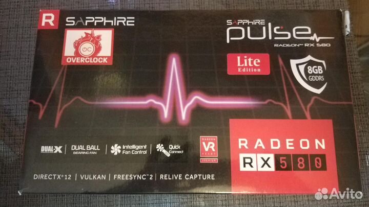 Radeon rx 580 8gb 2 шт