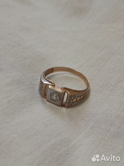 Золотое кольцо мужское, торг