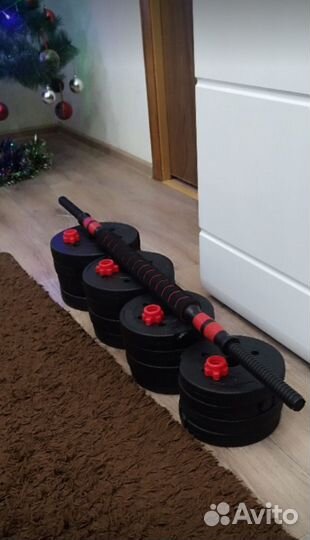 Гантели-штанга 25 кг