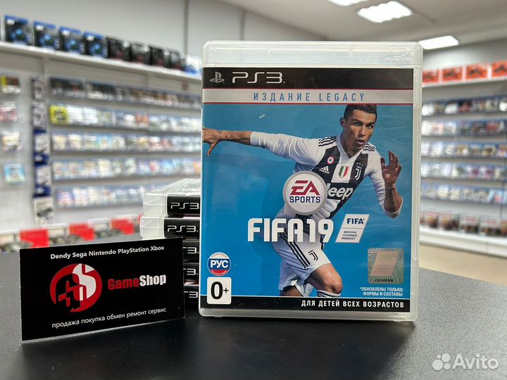 Диск Fifa 19 PS3 Б/у