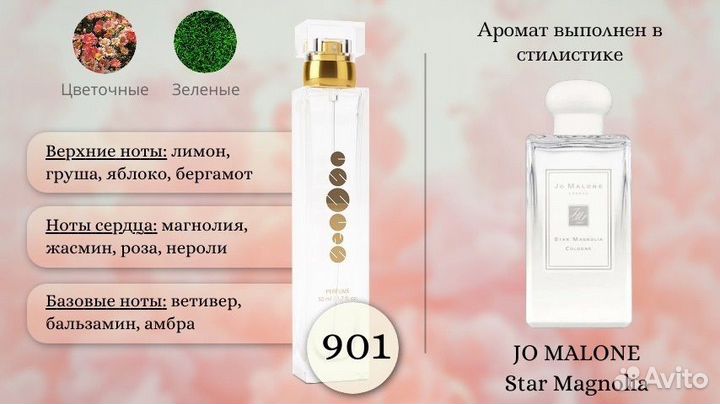 Духи JO malone Star Magnolia эквивалент essens