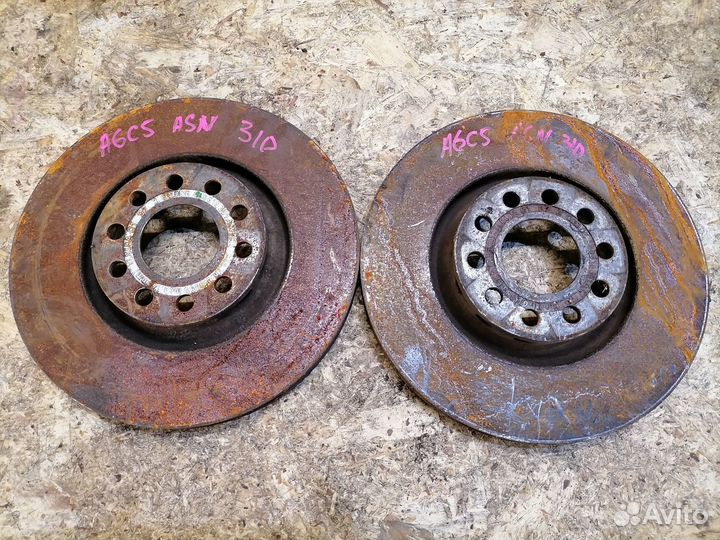 Диски тормозные передние Audi A6 C5 3,0 ASN