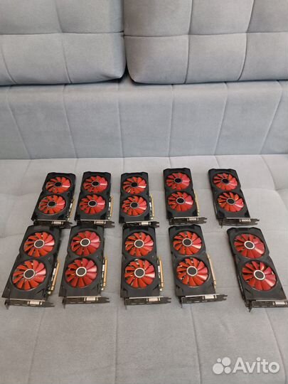 Видеокарта Xfx Rx 580 2048Sp 8gb