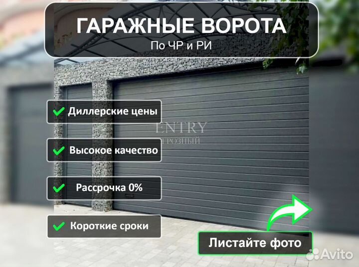 Ворота гаражные секционные