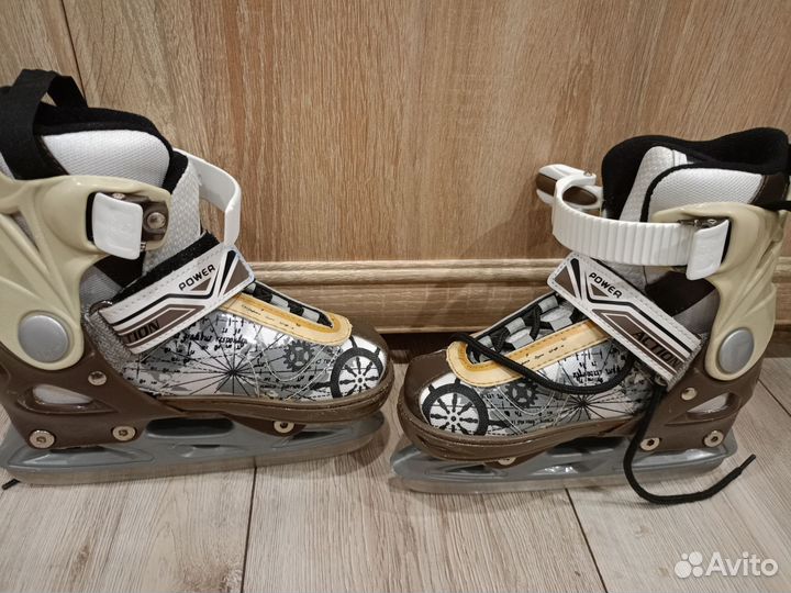 Коньки детские раздвижные 29-32р