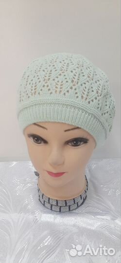 Ажурные берет, кепка, шапочка