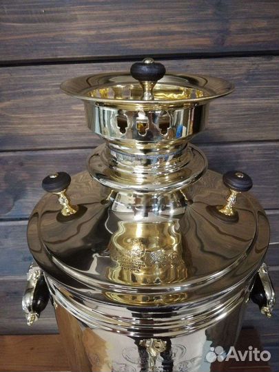 Царский самовар на дровах 1899 год Салищева