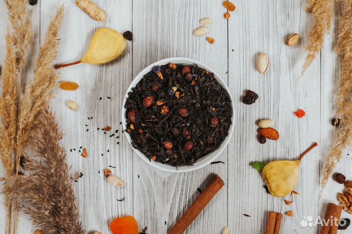 Черный чай ароматизированный