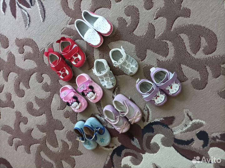 Вещи и обувь пакетом на девочку размер 68-74