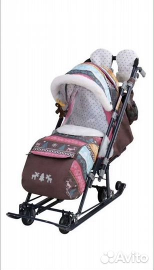 Детские санки с колесами