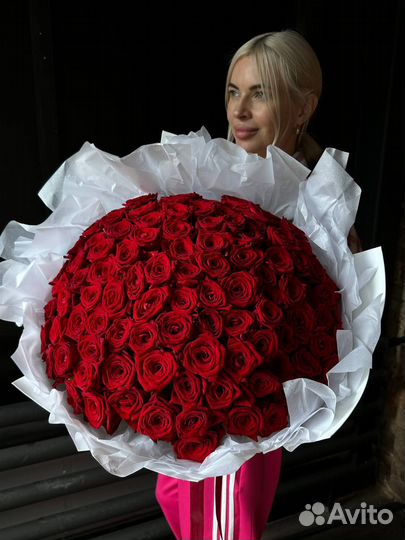 101 роза с доставкой