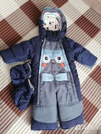 Комбинезон трансформер зимний 80