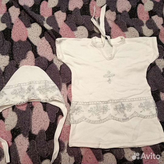 Крестильный набор для девочки новый