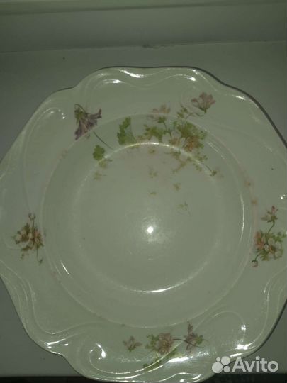 Фарфоровая тарелка Кузнецова царизм