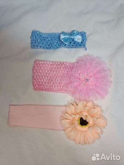 Повязки на голову для малышки