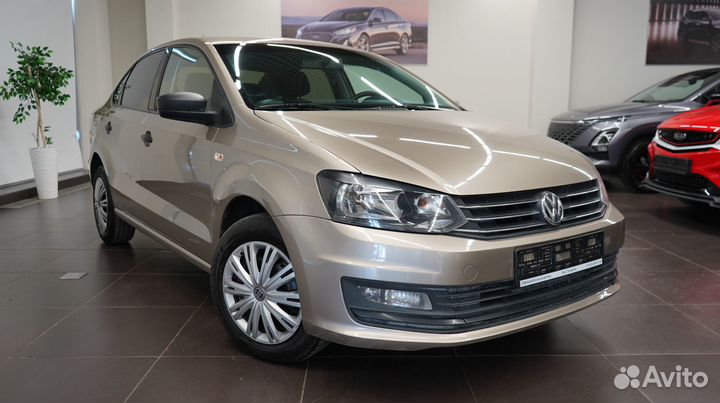 Volkswagen Polo 1.6 AT, 2017, 166 634 км