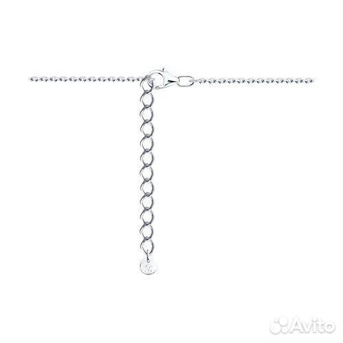 Колье sokolov из серебра, 94071206, р.40\45