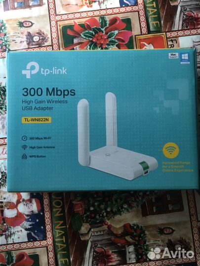 Wi-Fi адаптер TP-link TL-WN822N