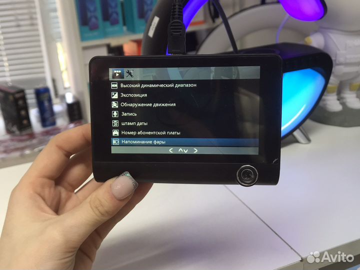 Видеорегистратор 3в1 с камерой салона (новый)