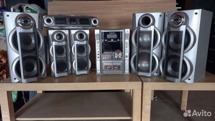 Аудиосистема + домашний кинотеатр panasonic