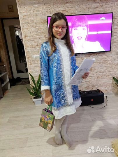 Костюм снегурочки детский