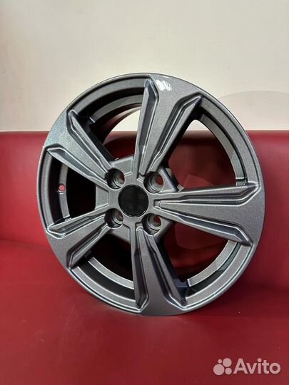 Khomen KHW1502 6,0х15 4x100 ET50 DIA 60,1 gray