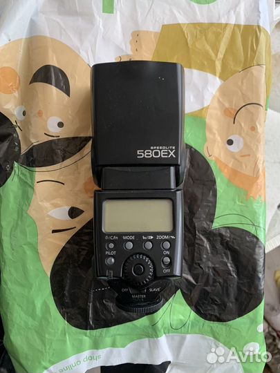 Вспышка canon speedlite 580ex