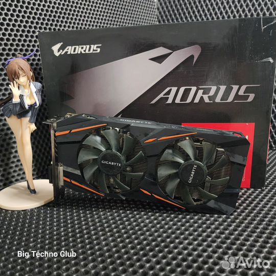 Видеокарта rx 570 4gb Gigabyte Aorus Gaming